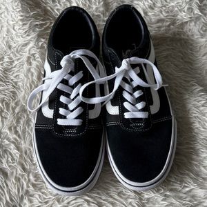 Vans Black Lace up Sneakers